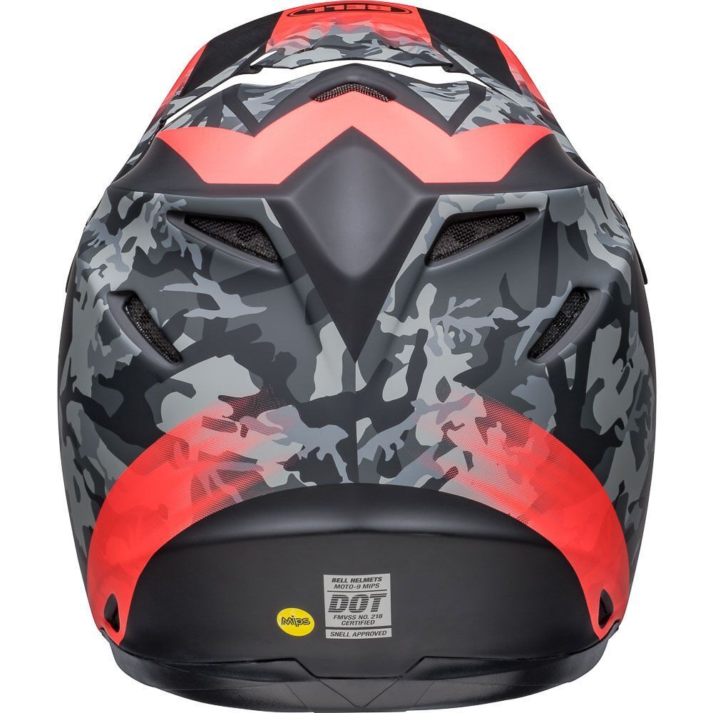 Bell Moto 9 MIPS Venom Helmet Matte Black Camo Infrared