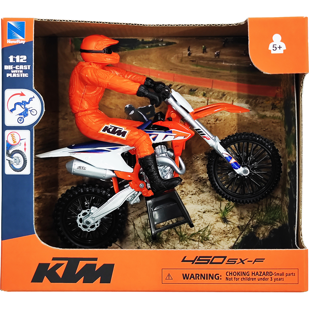 New-Ray 1.12 KTM 450SX-F With Rider