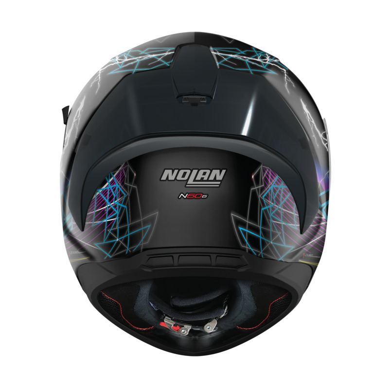 Nolan N60-6 Sport Raindance Helmet - Flat Black/Multi Colour