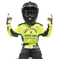 Fasthouse Originals Air Cooled Youth Jersey - Yellow/Black - YS