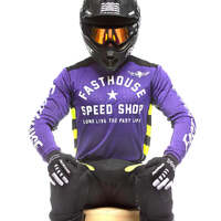 Fasthouse A/C Grindhouse Originals Jersey - Purple/Black - S