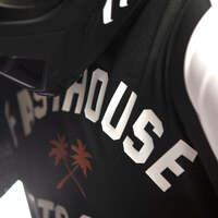 Fasthouse Grindhouse Slammer Youth Girls Jersey - Black/White - XS
