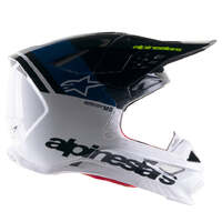 Alpinestars Supertech M8 Radium 2 Helmet - Blue/White/Black - M