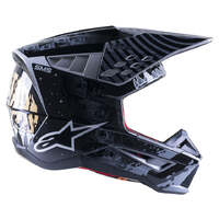 Alpinestars SM5 Solar Flare Helmet - Black/Grey - S