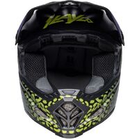 Bell Youth Moto-9 MIPS Slayco Matte Black Hi-Viz Yellow Helmet - Unisex - Large/X-Large - Youth - Black/Yellow