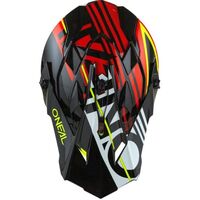 Oneal 2022 Youth 2 Series Rush V.22 Red Neon Yellow Helmets - Unisex - Small - Youth - Red/Yellow