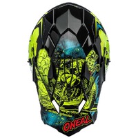 Oneal 2023 Youth 2 Series Villain Neon Yellow Helmet - Unisex - Small - Youth - Neon/Yellow