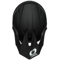 Oneal 2023 Youth 1 Series Solid Black Helmet - Unisex - Medium - Youth - Black