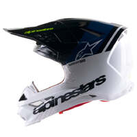 Alpinestars Supertech M8 Radium 2 Helmet - Blue/White/Black - M