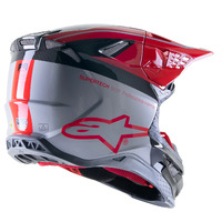 Alpinestars Limited Edition Supertech M10 Acumen Helmet - Fluro Red/Black/Silver - S