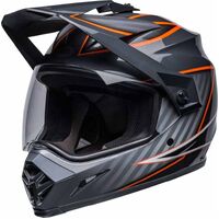 Bell 2023 MX-9 Adventure MIPS Dalton Black Orange Helmet - Unisex - Medium - Adult - Black/Orange