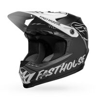 Bell Moto-9 MIPS Youth Fasthouse Flying Colour Matte Helmet - Black/Grey/Red - L/XL