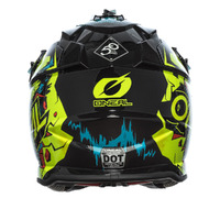 Oneal 2023 Youth 2 Series Villain Neon Yellow Helmet - Unisex - Small - Youth - Neon/Yellow