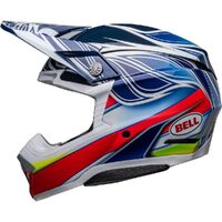 Bell Moto-10 Spherical Tomac Replica Helmet - Blue/White/Red - M