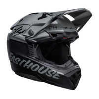 Bell Moto-10 Fasthouse BMF Helmet - Grey/Black - S