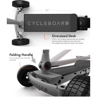 Cycleboard GOLF CARBON Grey 3 Wheel Electric Scooter