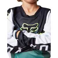 Fox 2023 180 Leed Youth Jersey - Teal/Black/White - L