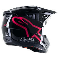 Alpinestars SM5 Compass Helmet - Black/Pink - S