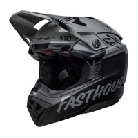 Bell Moto-10 Fasthouse BMF Helmet - Grey/Black - S