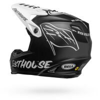 Bell Moto-9 MIPS Youth Fasthouse Flying Colour Matte Helmet - Black/Grey/Red - L/XL