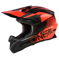 Oneal 2023 Youth 1 Series Stream Helmet - Black/Red (Neon Orange) - M