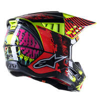 Alpinestars SM5 Solar Flare Helmet - Black/Red/Yellow - S