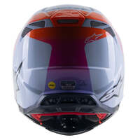 Alpinestars 2023 SM10 LE Daytona Helmet - Haze Grey/Orange Fluo/Rhodamine - S