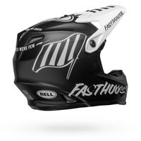 Bell Moto-9 MIPS Youth Fasthouse Flying Colour Matte Helmet - Black/Grey/Red - L/XL