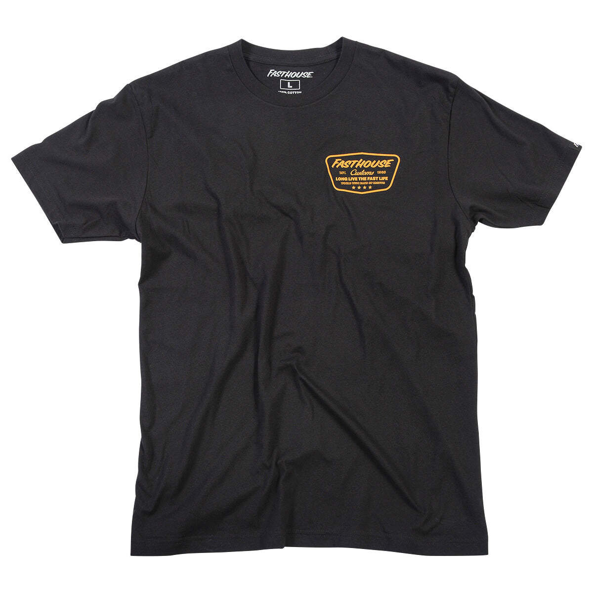 Fasthouse Crest Tee - Black - FASTHOUSE
