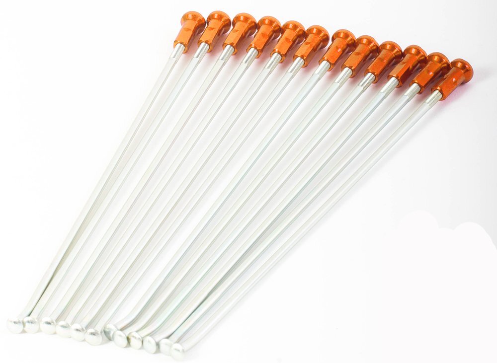 KITE SPOKE NIPPLE KIT 19 ORANGE QTY 12
