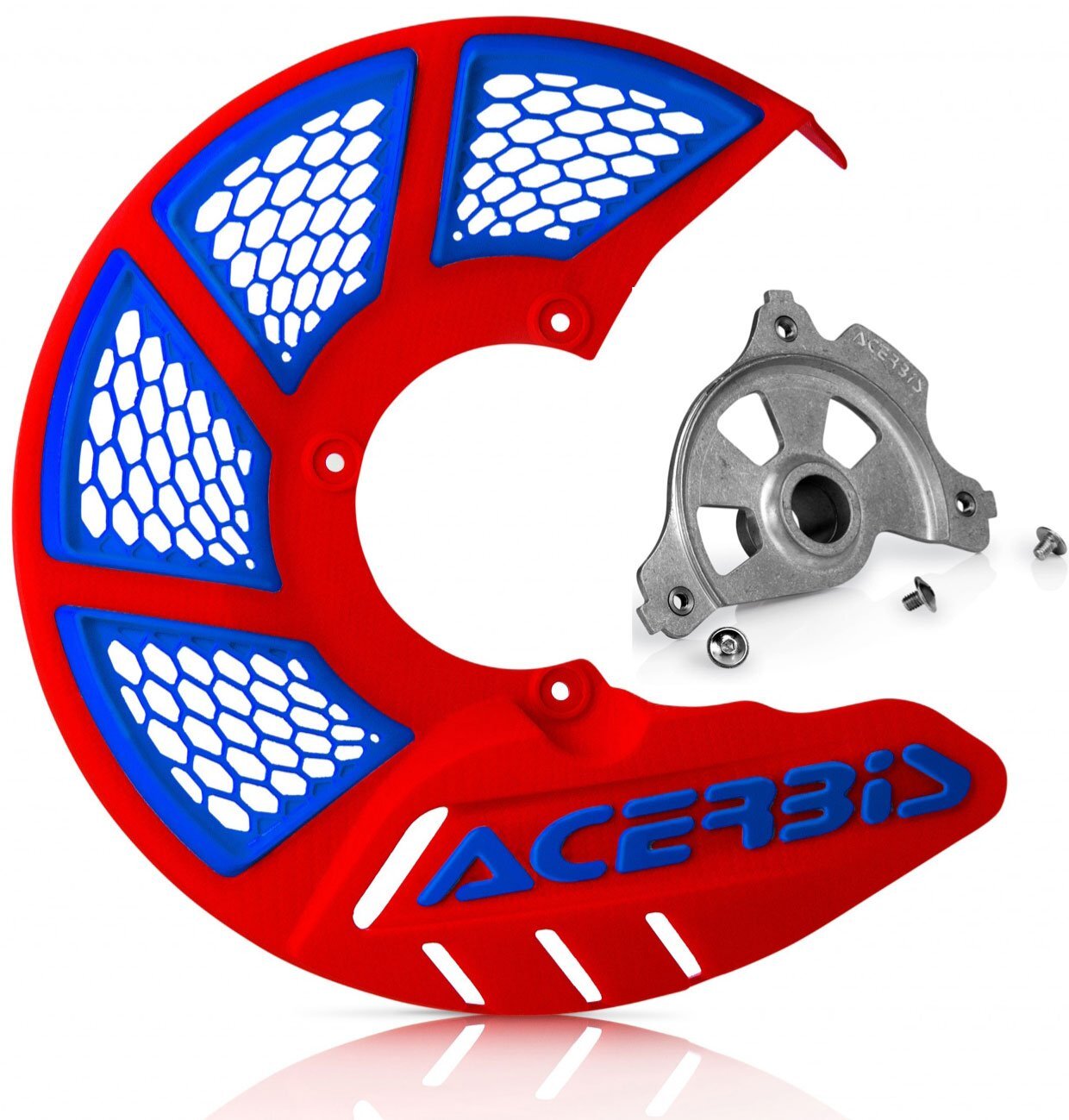 ACERBIS X-BRAKE 2.0 DISC COVER & MOUNT RED BLUE GAS GAS 17-20