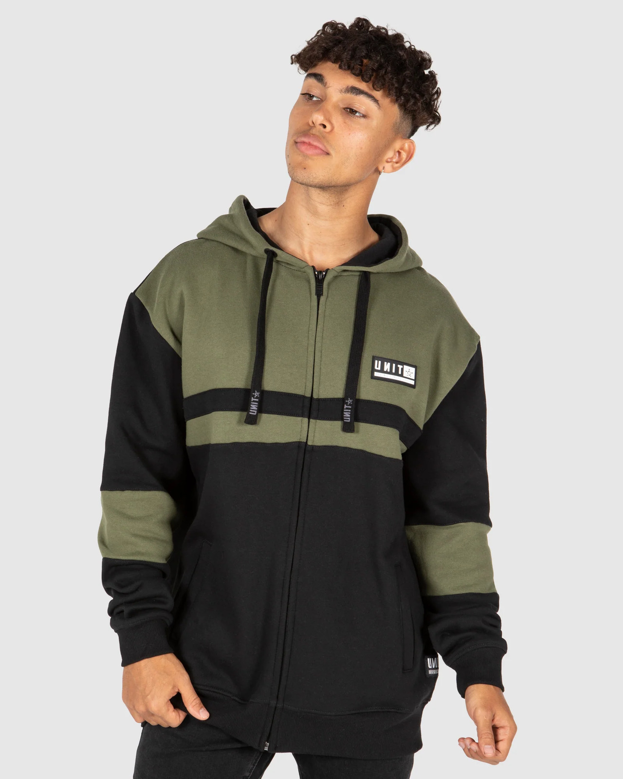 Unit Plaza Fleece Hoodie - Military