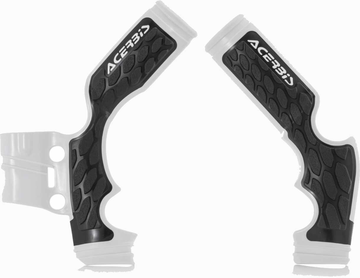 ACERBIS XGRIP FRAME GUARDS KTM HUSQ 65 1422 WHITEBLACK Acerbis