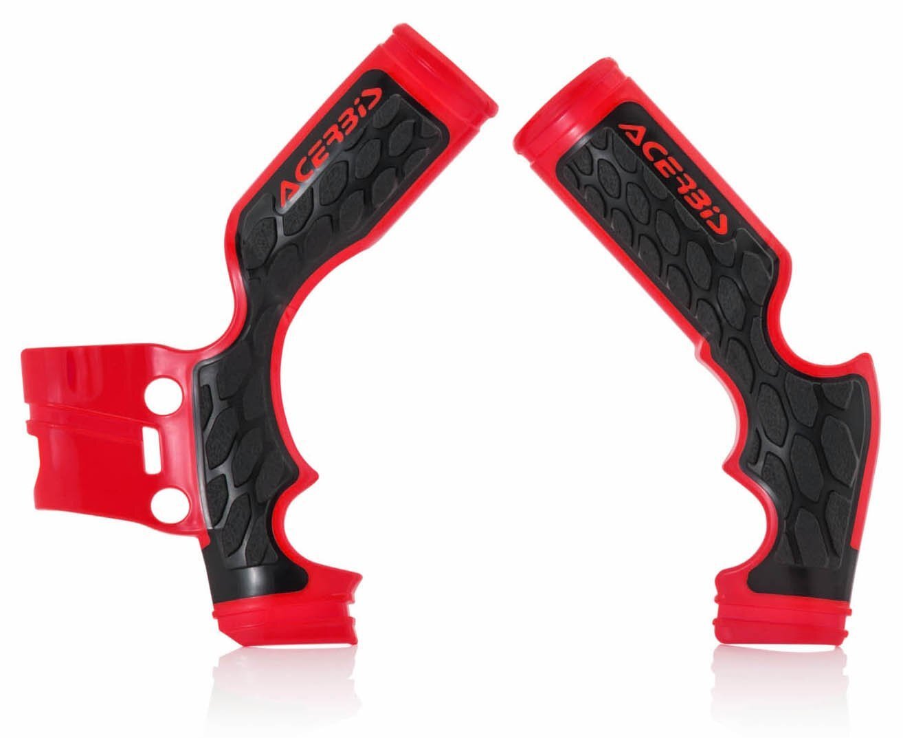 ACERBIS XGRIP FRAME GUARDS MC 65 2122 REDBLACK Acerbis