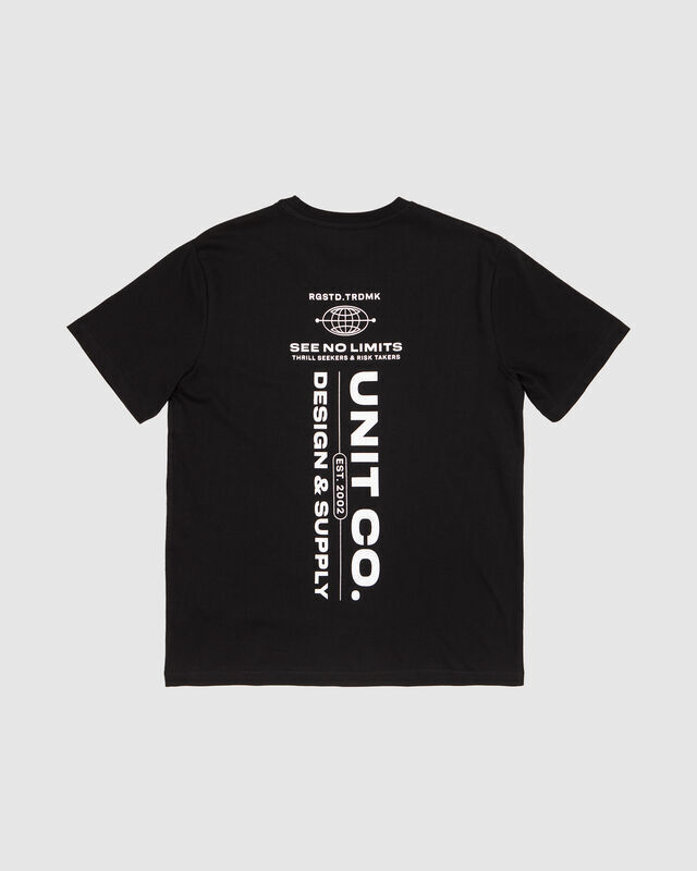 Unit Youth Worldwide Tee - Black