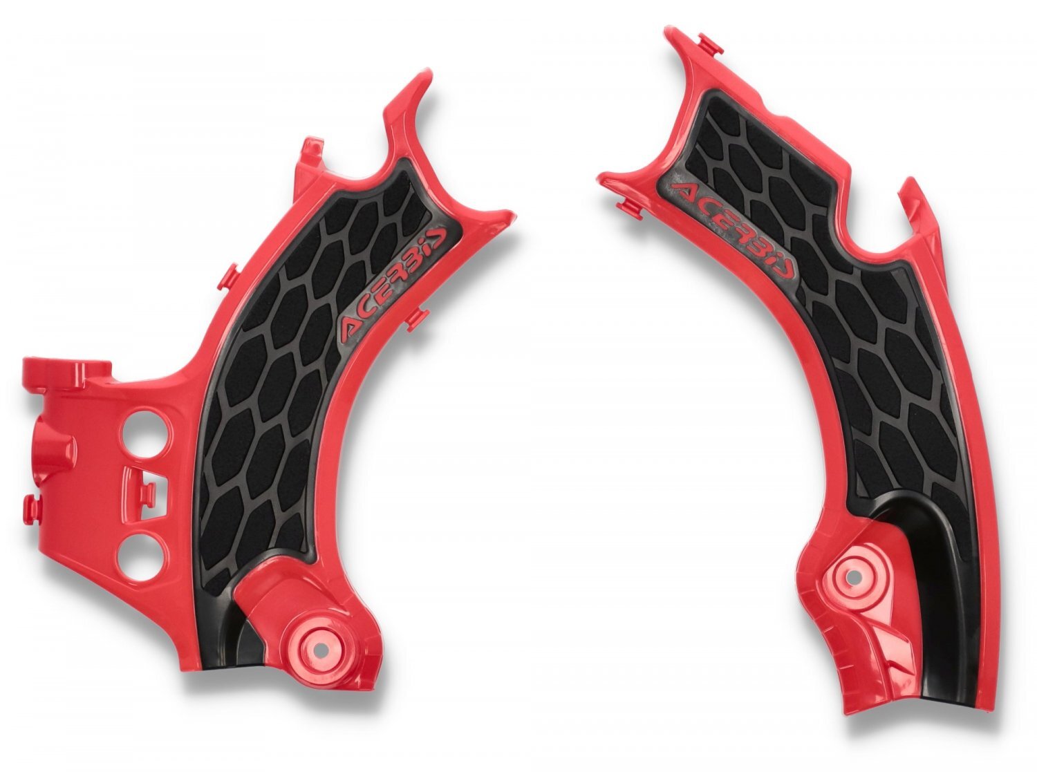 ACERBIS XGRIP FRAME GUARDS CRF 250 22 450 2122 REDBLK Acerbis