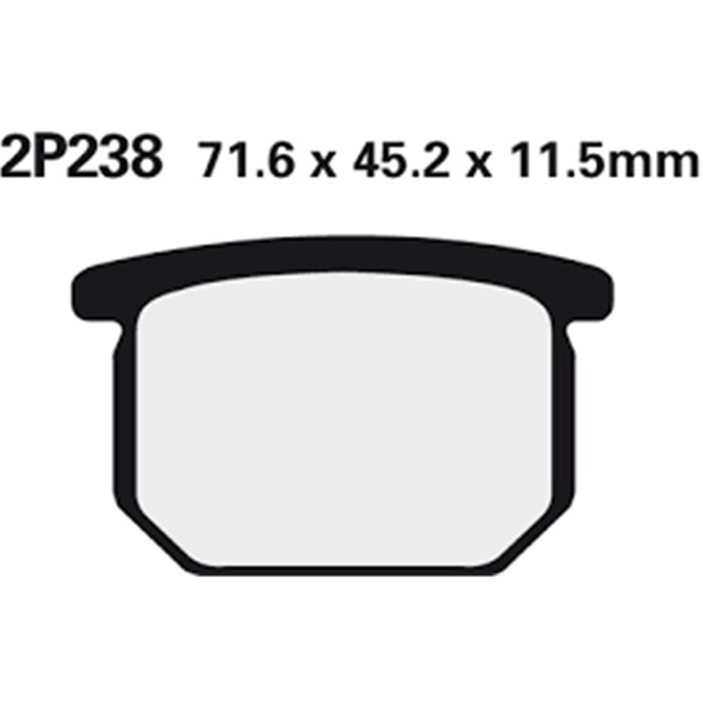 BRAKE PADS 2P-238 NS/SS