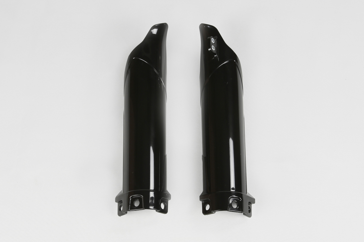 UFO Fork Slider Protectors - Kawasaki KX85 2014-2023 - Black