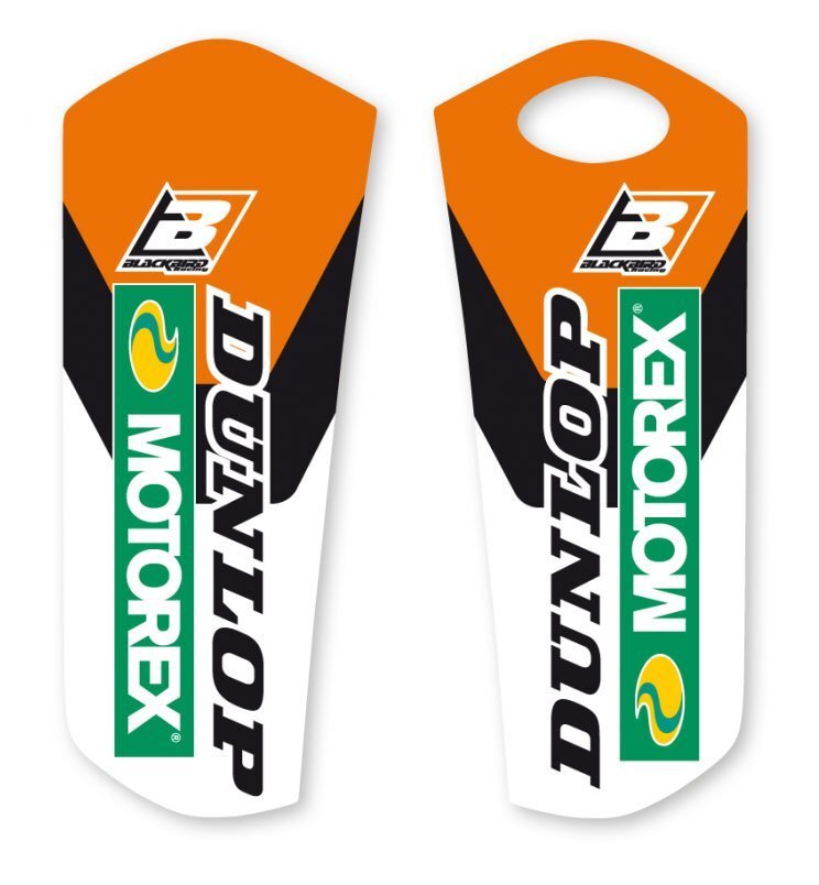 BLACKBIRD DECALS LOWER FORK D4 KTM SX SXF 1522 EXC EXCF 1623