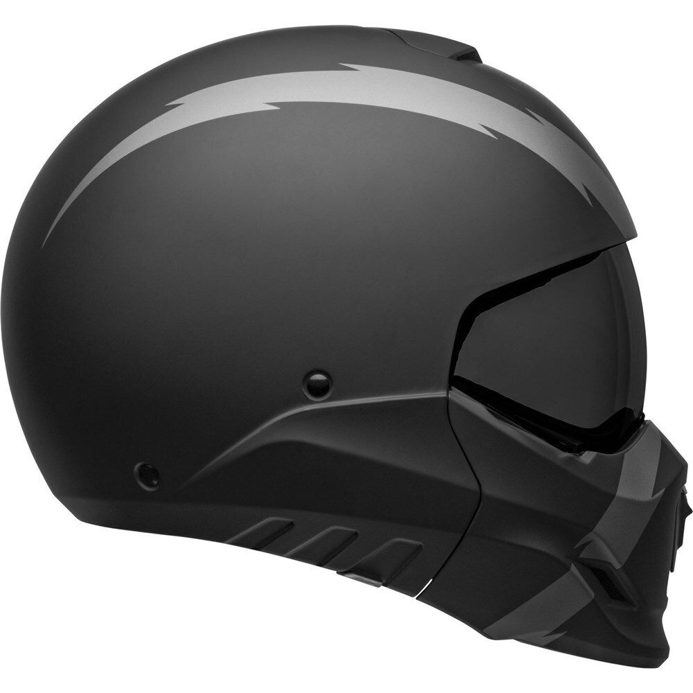 matte black motorcycle helmet