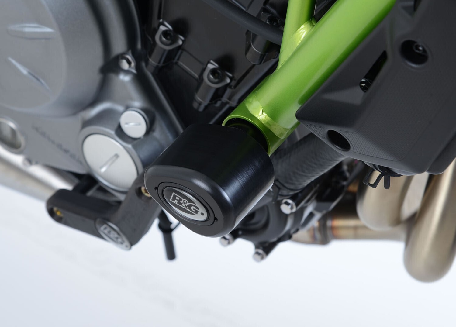 thumbnail image 2 of R&G Aero Style Crash Protectors Black For Kawasaki Z900RS 2018-2024 – CP0440BL 2 of 6