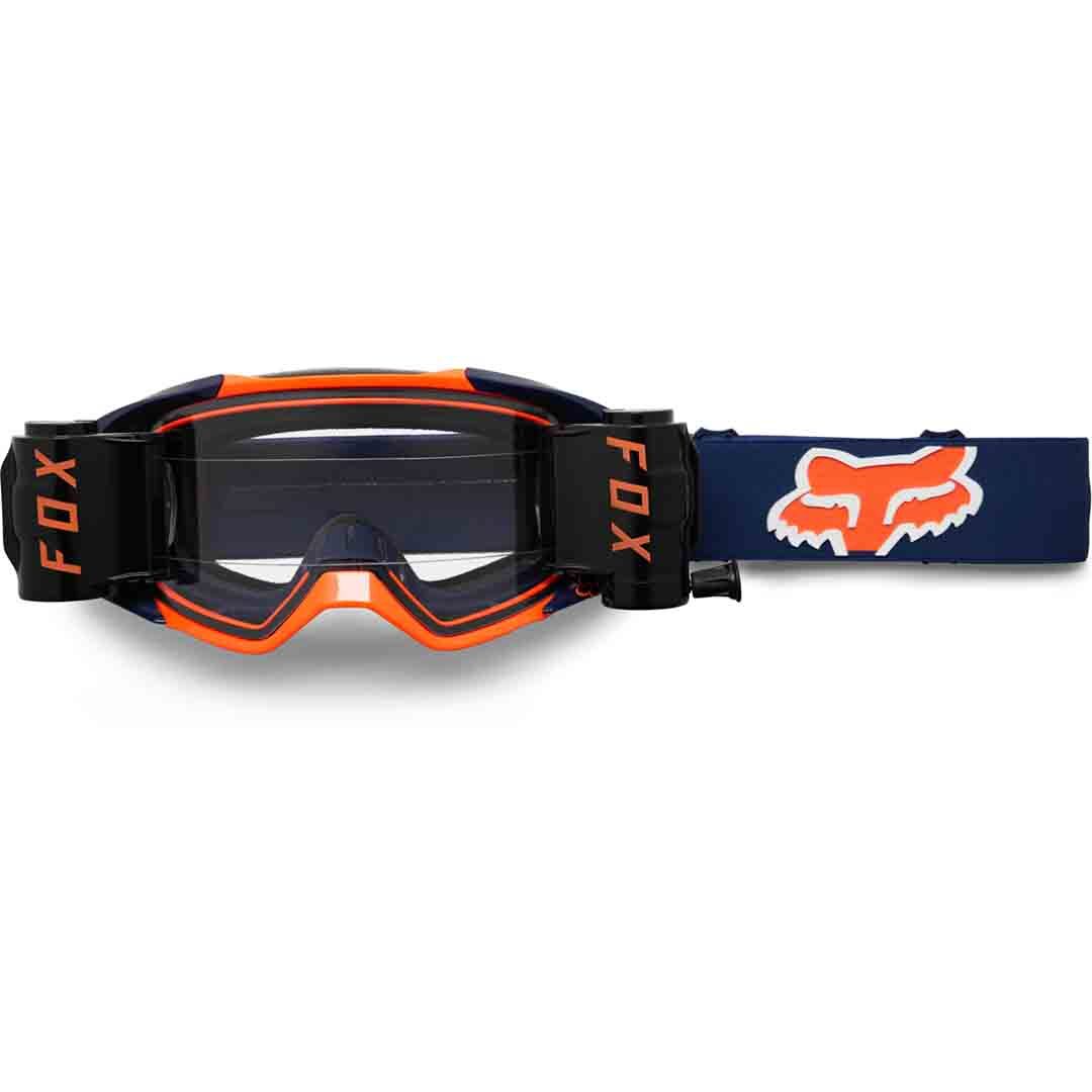 Fox Vue Stray Roll Off Goggle - Navy/Orange - OS