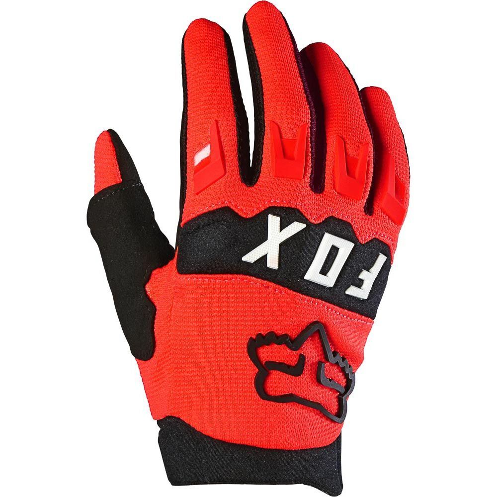 Fox Youth Dirtpaw Fluro Red Gloves