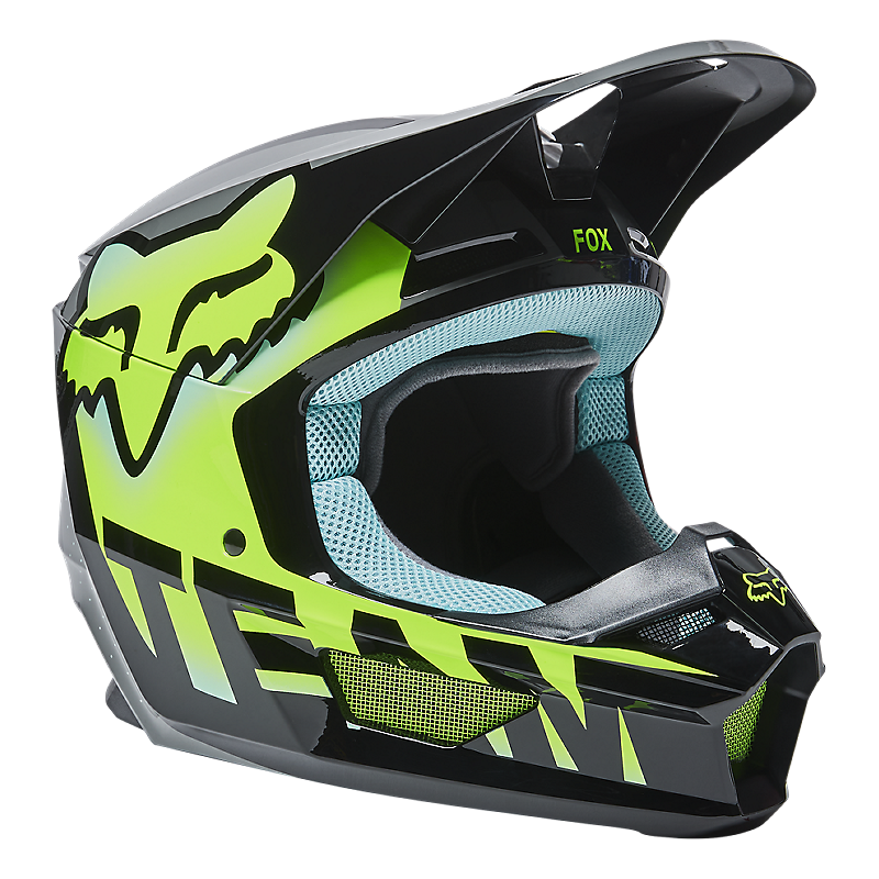 Fox V1 Trice ECE Helmet - Teal