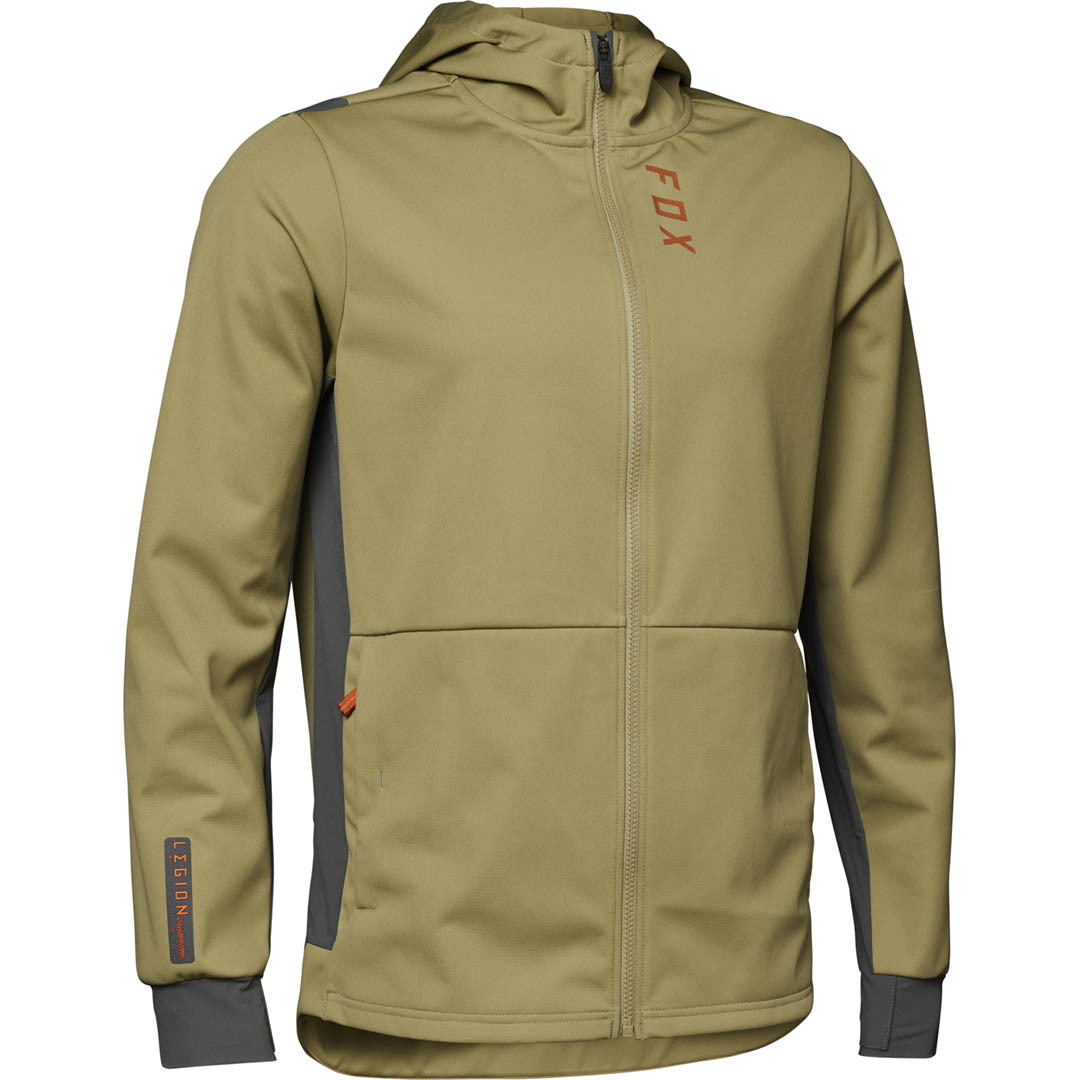 Fox Defend Drive Windblock Zip - Bark | MCAS