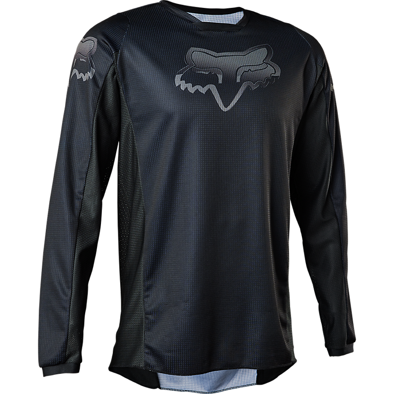 Fox 180 Blackout Jersey - Black/Black