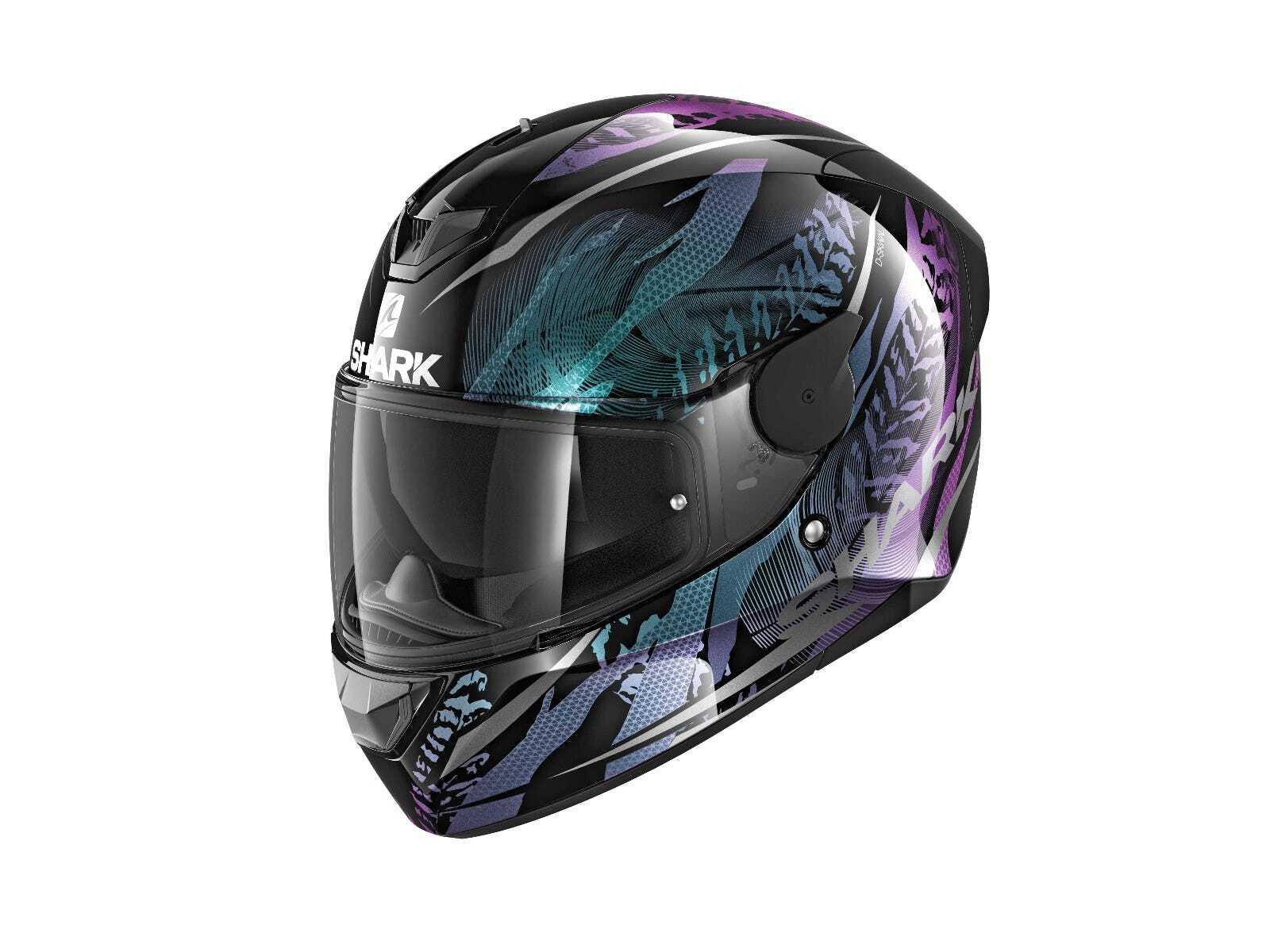Shark D-Skwal 2 Shigan Helmet - Black/Violet