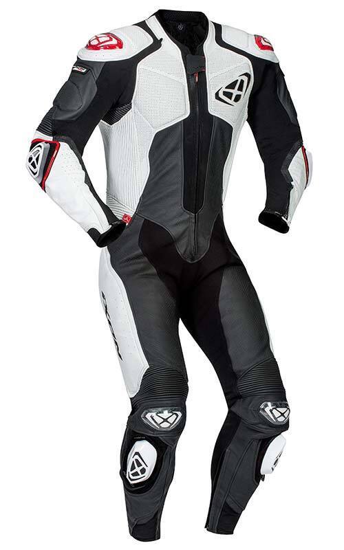 Ixon Vendetta Evo 1 Piece Leather Suit - Black/White