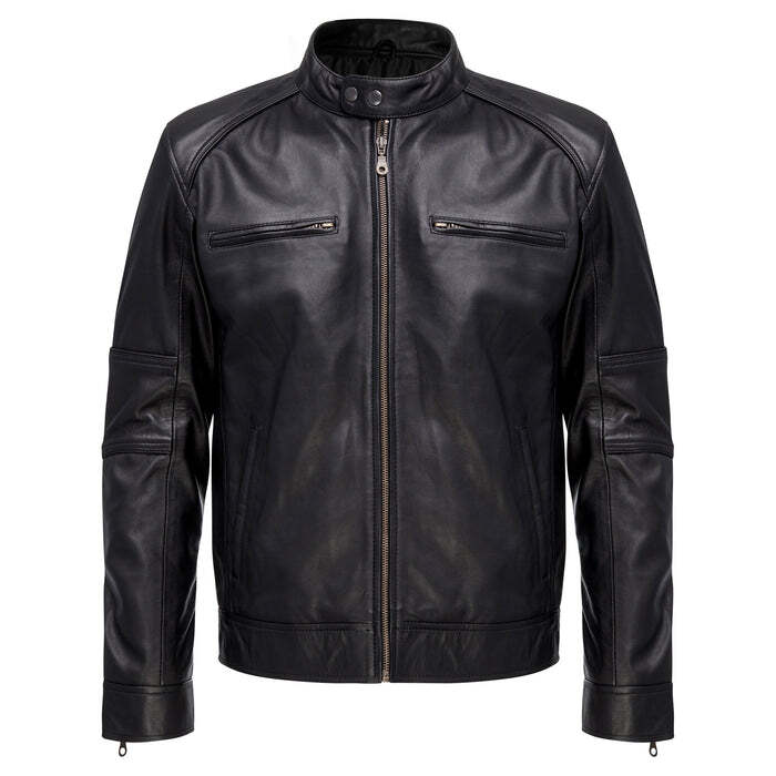 Johnny Reb Bucket Way Leather Jacket - Black