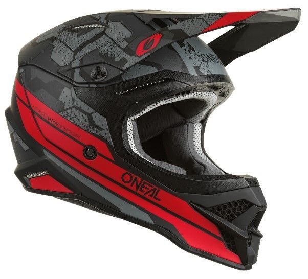 Oneal 2022 Series Camo V.22 Black Red Helmet